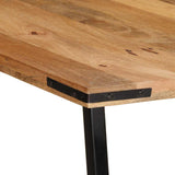 Dining Table 200x100x75 cm Solid Wood Mango 373612