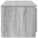 TV Cabinet Grey Sonoma 140x40x35.5 cm Engineered Wood 815358