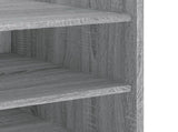 Bedside Cabinet Grey Sonoma 45x50x50 cm Engineered Wood 848295
