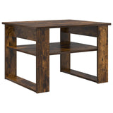 Coffee Table Smoked Oak 64 x 54 x 44 cm Engineered Wood 8000144