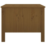 Coffee Table Honey Brown 100x50x40 cm Solid Wood Pine 814607