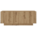 TV Cabinet with LED Lights Artisan Oak 260x35x40 cm Engineered Wood 3329168