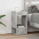 End Table 2 pcs Concrete Grey 30 x 30 x 56 cm Engineered Wood 890935