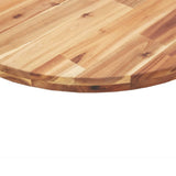 Table Top Round 70x2 cm Solid Wood Acacia 4008697