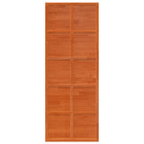 Barn Door Wax Brown 80x208 cm Solid Wood Pine 850646