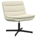 Swivel Chair Cream 63 x 75 x 76 cm PU 42007340
