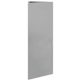 Garden Planter Triangular 30x26x75 cm Galvanized Steel 851153