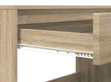 Desk with Drawer Sonoma Oak 100 x 50 x 78 cm Engineered Wood 888939