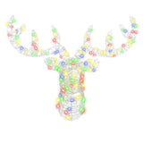 Reindeer Head Colourful 68 x 36.5 x 62.5 cm Acrylic 42019064