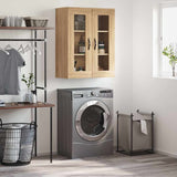 Wall Mounted Cabinet Sonoma Oak 69.5x34x90 cm Engineered Wood 834989