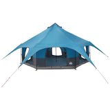 Family Tent Blue 10-Person 185T Polyester with PU Coating 42017392