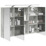 Bathroom Mirror Cabinet Concrete Grey 100 x 14.5 x 70 cm 889130