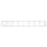 Chicken Coop Silver 800 x 150 x 100 cm Galvanised Steel 3434663