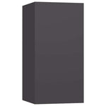 TV Cabinets 2 pcs Grey 30.5x30x60 cm Engineered Wood 803331