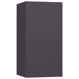 TV Cabinets 2 pcs Grey 30.5x30x60 cm Engineered Wood 803331