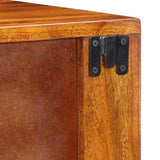 Bedside Cabinet Brown 40 x 35 x 35 cm Solid Acacia Wood 4016515