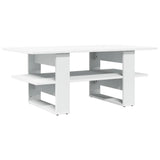 Coffee Table White 102x55x42 cm Engineered Wood 823261