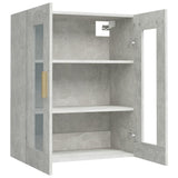 Hanging Wall Cabinet Concrete Grey 69.5x34x90 cm 812280