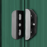 Garden Storage Shed Green Metal 204x132x186 cm 42909