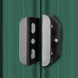 Garden Storage Shed Green Metal 204x132x186 cm 42909