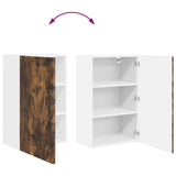 Wall Cabinet PORTO Smoked Oak 50 x 31 x 80 cm Engineered Wood 885390