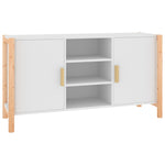 ZNTS Sideboard White 107x38x60 cm Engineered Wood 345678