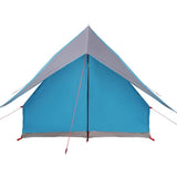 Family Tent with Roof Blue and Grey 220 x 220 x 184 cm 4100674
