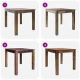 Dining Table Mixed Recycled Wood 82x80x76 cm 244495
