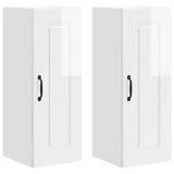 Dishwasher Panel Kalmar 2 pcs High Gloss White 30 x 31 x 80 cm 884663