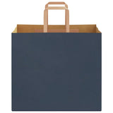 Paper Bags 250 pcs with Handles Blue 32x22x28 cm 4101932
