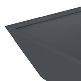 Garden Planter 5 pcs Anthracite 50 x 50 x 15 cm 873829