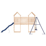 Outdoor Playset Natural Wood Solid Pine Wood Large 3156913
