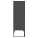 ZNTS Highboard Anthracite 68x39x123 cm Steel 853370