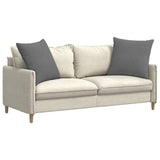 Sofa Pillows 2 pcs Dark Grey 80 x 80 cm Fabric 42014071