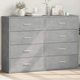 Sideboards 2 pcs Concrete Grey 60x31x84 cm Engineered Wood 3276584