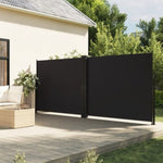 Retractable Side Awning Black 160x1200 cm 4004819