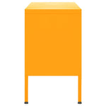 TV Cabinet Mustard Yellow 105x35x50 cm Steel 336227