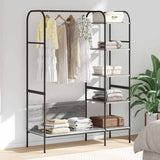 Clothes Rack with Shelf Grey 120 x 44 x 160 cm Engineered Wood 868448
