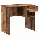 Desk with Drawer Old Wood 90 x 49 x 75 cm Engineered Wood 869272