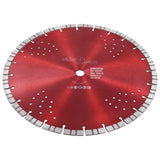 ZNTS Diamond Cutting Disc with Turbo and Holes Steel 350 mm 143234