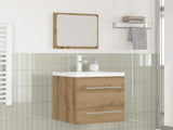 Bathroom Furniture Set 2 pcs Artisan Oak Engineered Wood 3393509