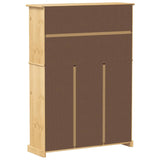 Shoe Cabinet Corona 99x32x138 cm Solid Wood Pine 4002788