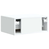 Wall-Mounted Bedside Cabinet 2 pcs White 49 x 34.5 x 20 cm 899126