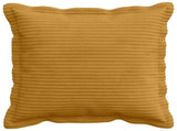 Cushion Cover 12 pcs HOUTEN Yellow 40 x 40 cm Corduroy 916812
