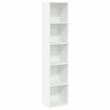 Bookcase White 40x30x189 cm Engineered Wood 857885