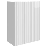 Wall-Mounted Cabinet High Gloss White 66 x 34.5 x 90 cm 898399