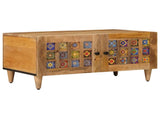 Coffee Table Natural 80 x 50 x 40 cm Solid Mango Wood 4018265