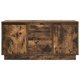 TV Cabinet with LED Lights Smoked Oak 100x41x50 cm 861413