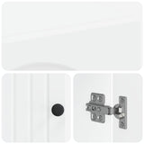 Bathroom Cabinet with Open Shelf ALKMAAR White 30 x 31 x 190 cm 896155