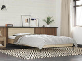 Bed Frame with Headboard Sonoma Oak 80 x 200 cm Engineered Wood 8009107